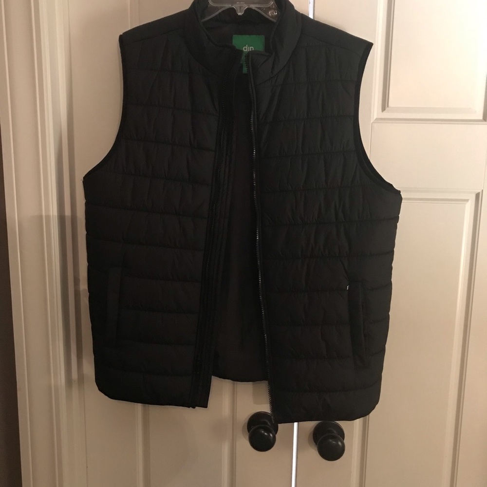 Black quilted Vest